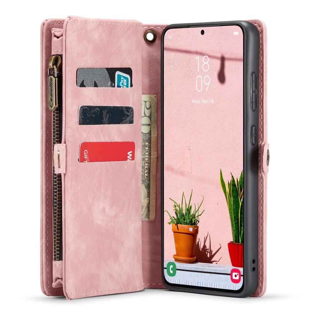 Cartera Multi-Slot Samsung Galaxy S24 Plus Rosa