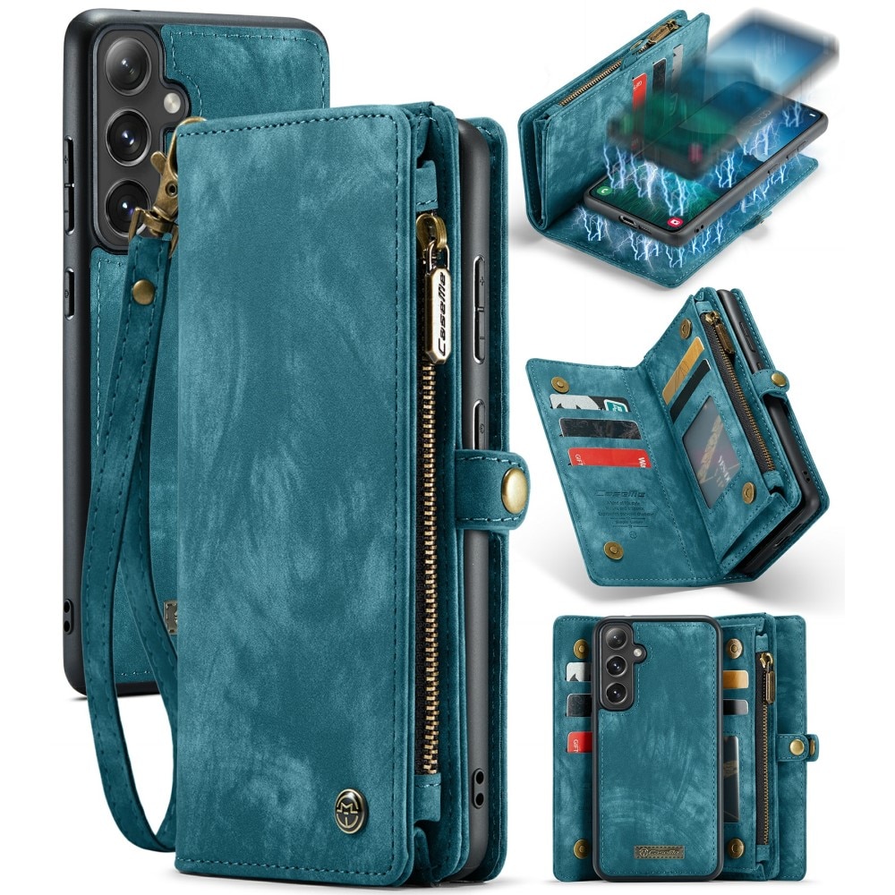 Cartera Multi-Slot Samsung Galaxy S24 Plus Azul