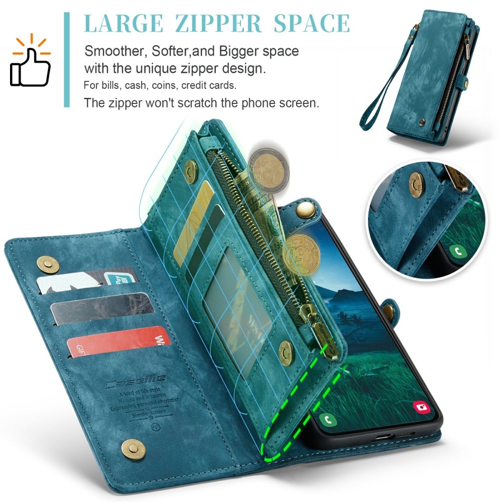 Cartera Multi-Slot Samsung Galaxy S24 Plus Azul