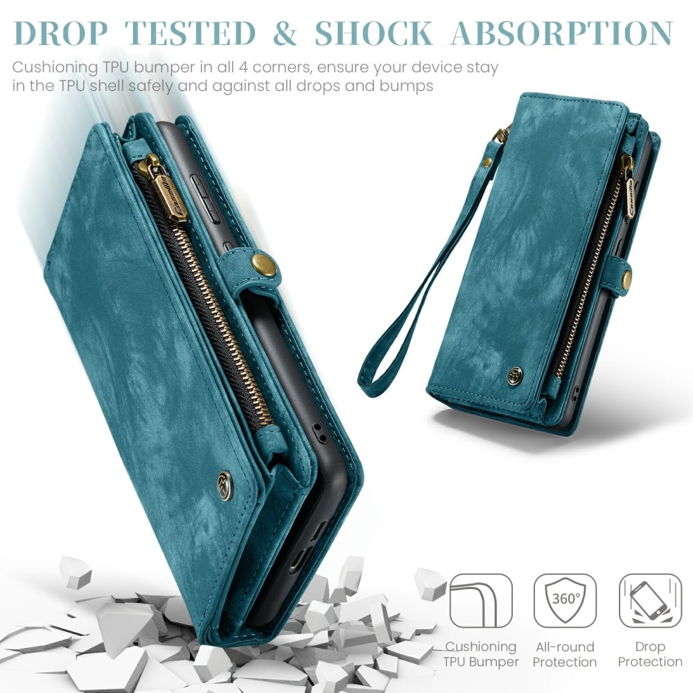 Cartera Multi-Slot Samsung Galaxy S24 Plus Azul