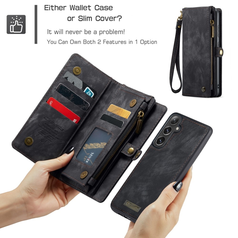 Cartera Multi-Slot Samsung Galaxy S24 Plus Gris
