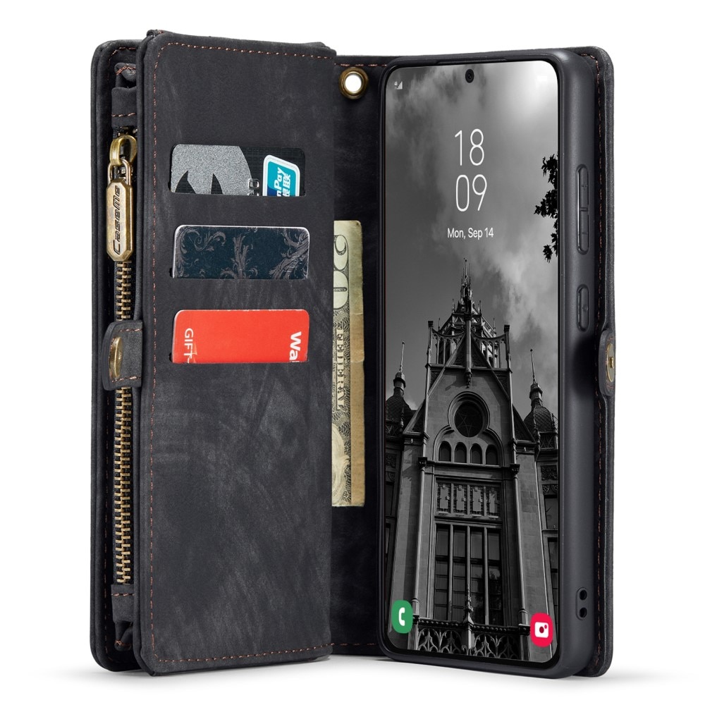 Cartera Multi-Slot Samsung Galaxy S24 Plus Gris