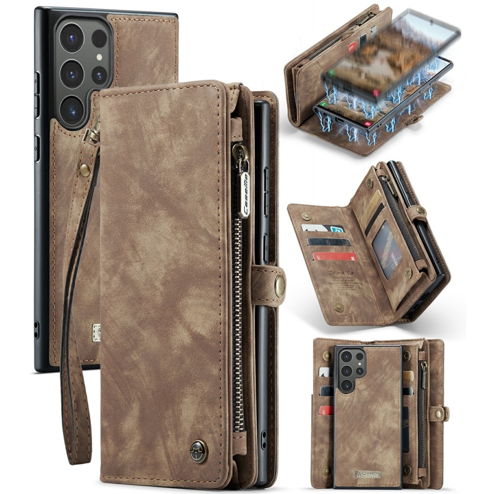 Cartera Multi-Slot Samsung Galaxy S24 Ultra Marrón