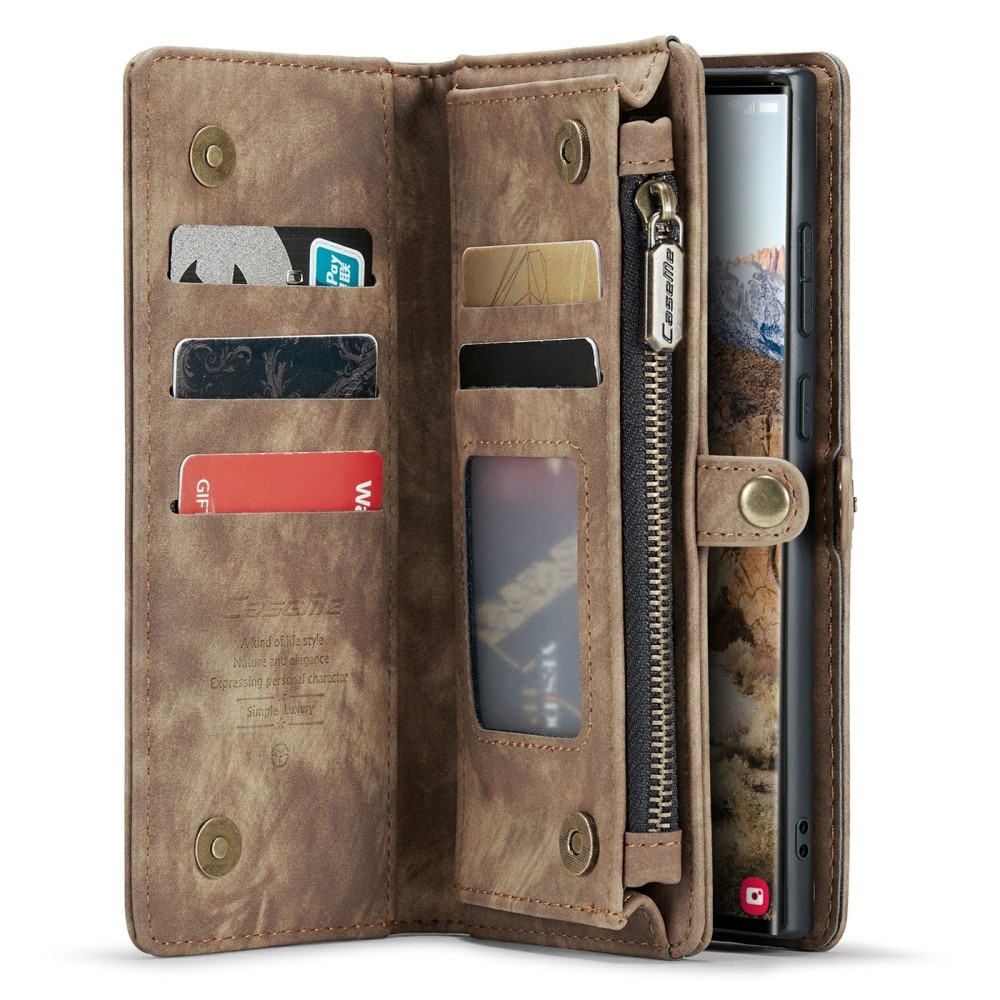 Cartera Multi-Slot Samsung Galaxy S24 Ultra Marrón