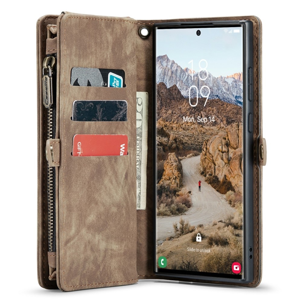 Cartera Multi-Slot Samsung Galaxy S24 Ultra Marrón
