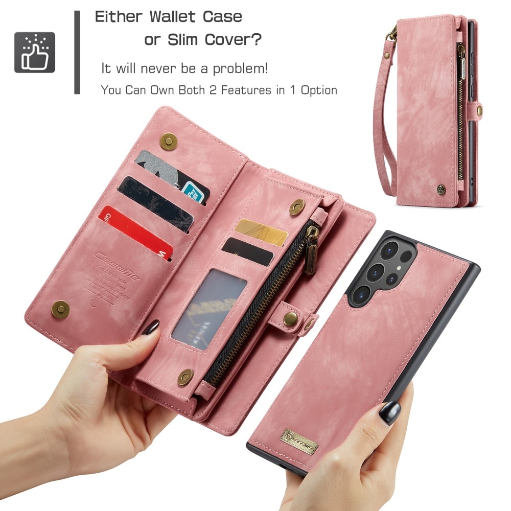 Cartera Multi-Slot Samsung Galaxy S24 Ultra Rosa