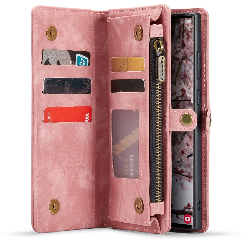 Cartera Multi-Slot Samsung Galaxy S24 Ultra rosado