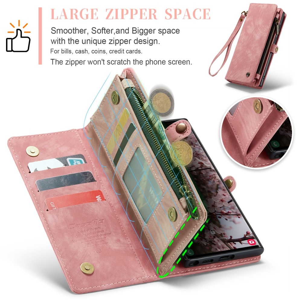 Cartera Multi-Slot Samsung Galaxy S24 Ultra Rosa
