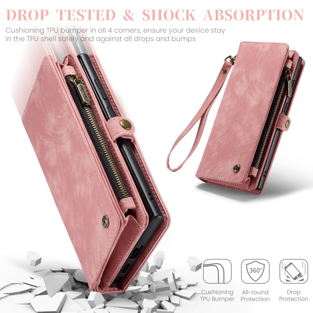 Cartera Multi-Slot Samsung Galaxy S24 Ultra Rosa