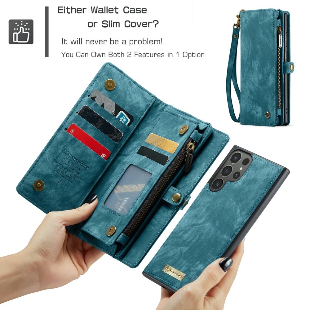 Cartera Multi-Slot Samsung Galaxy S24 Ultra Azul