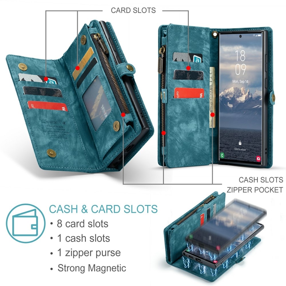 Cartera Multi-Slot Samsung Galaxy S24 Ultra Azul