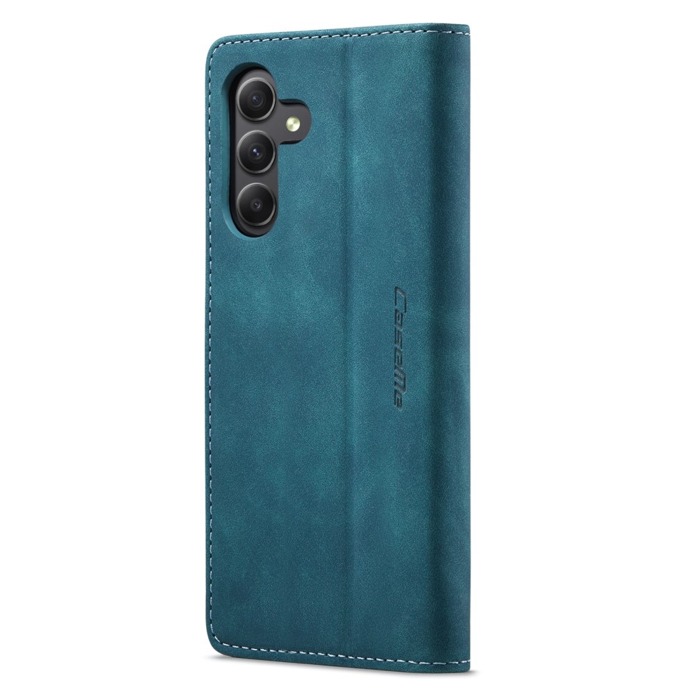 Funda delgada con solapa Samsung Galaxy A15 azul