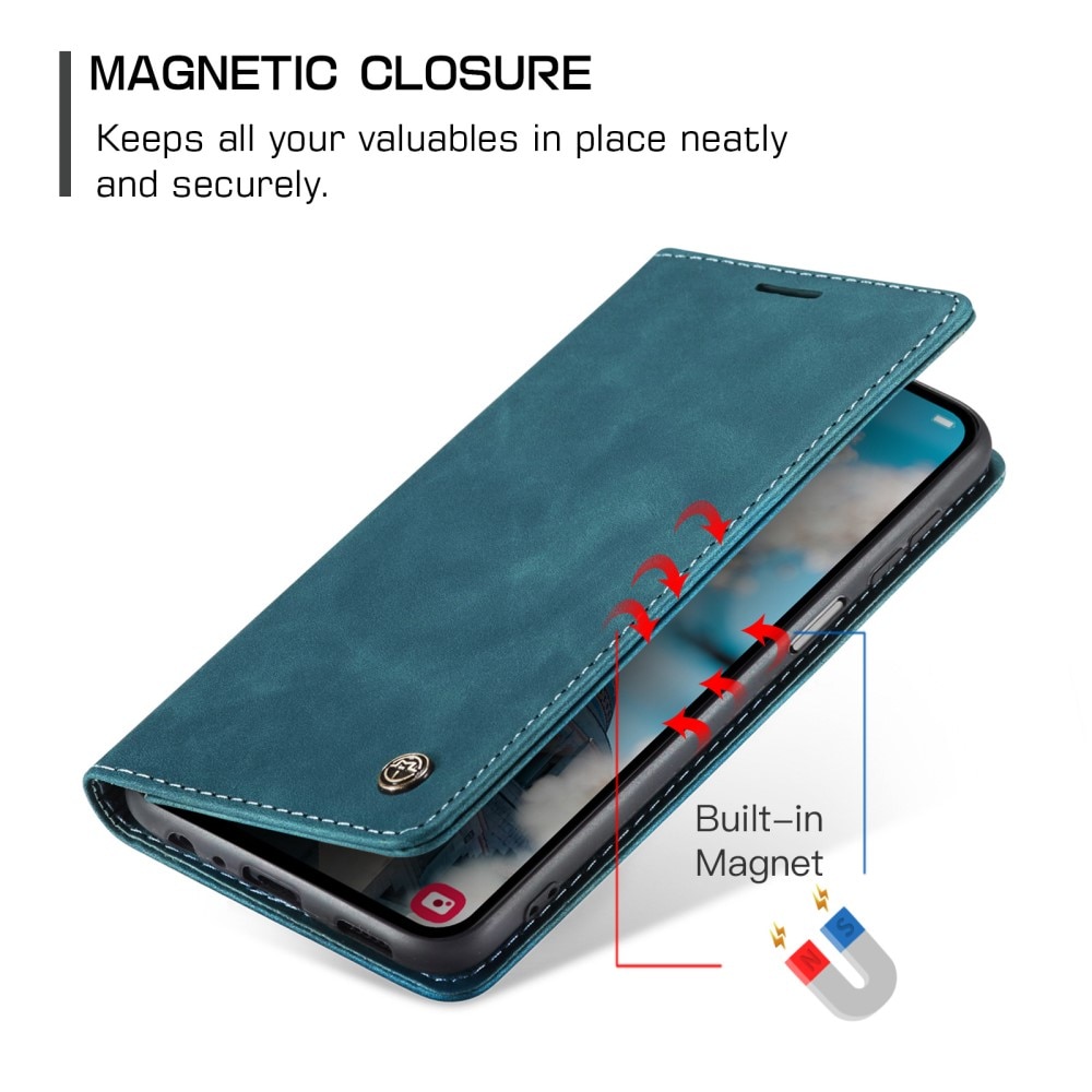 Funda delgada con solapa Samsung Galaxy A15 Azul