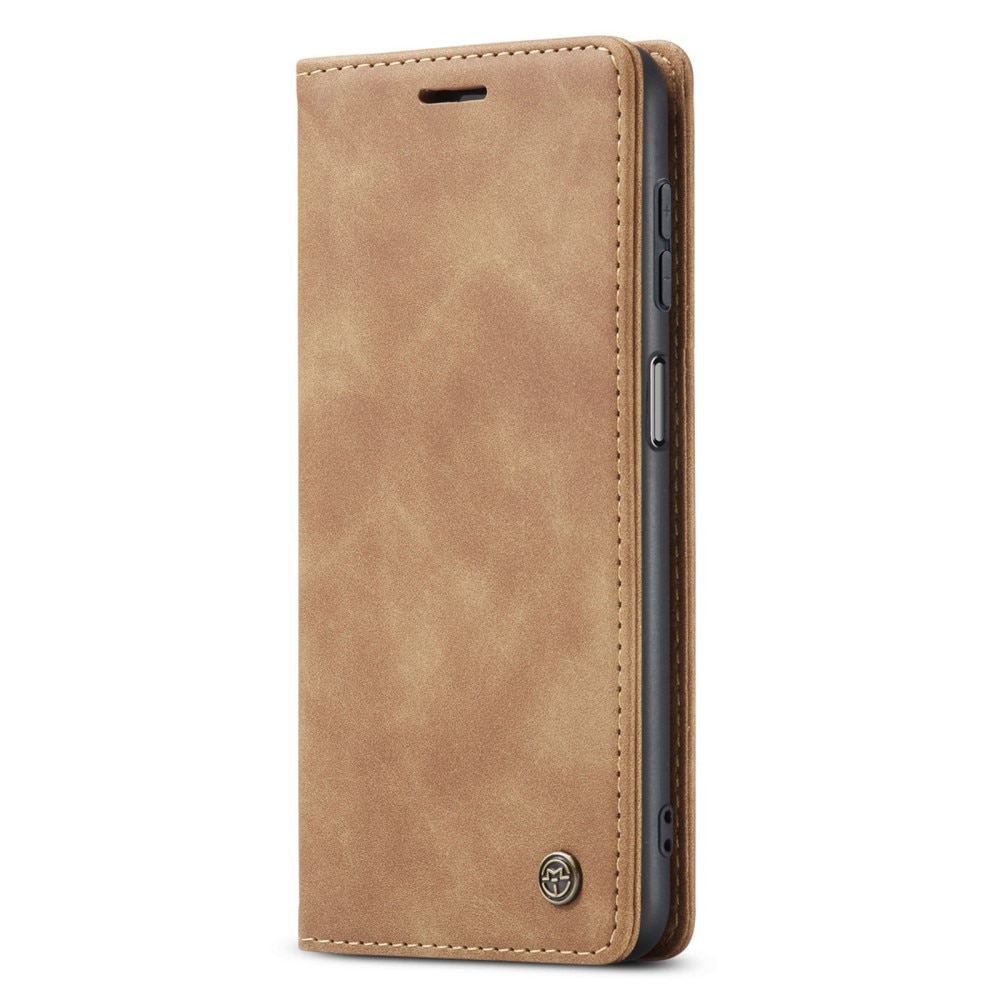 Funda delgada con solapa Samsung Galaxy A15 cognac