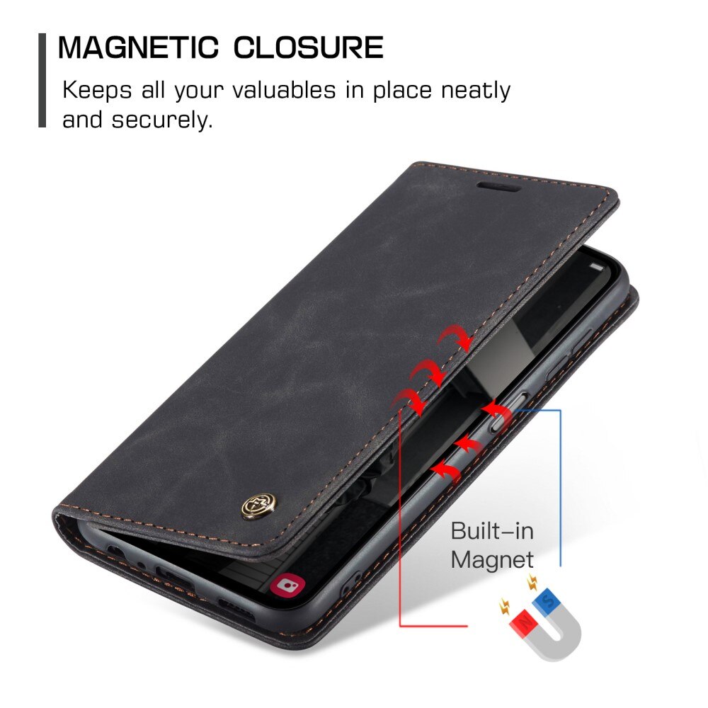 Funda delgada con solapa Samsung Galaxy A15 Negro