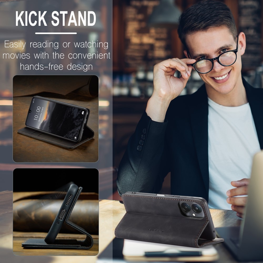 Funda delgada con solapa Xiaomi Redmi 13C Negro