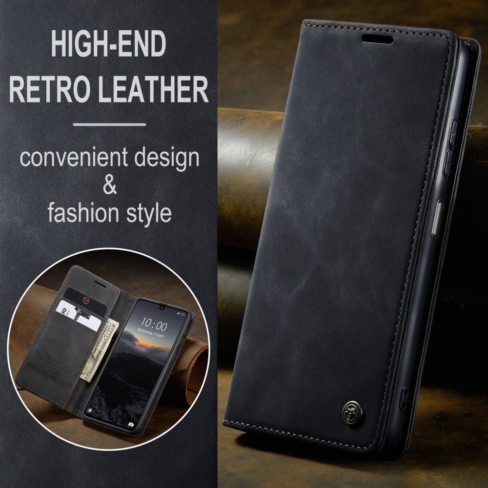 Funda delgada con solapa Xiaomi Redmi 13C Negro