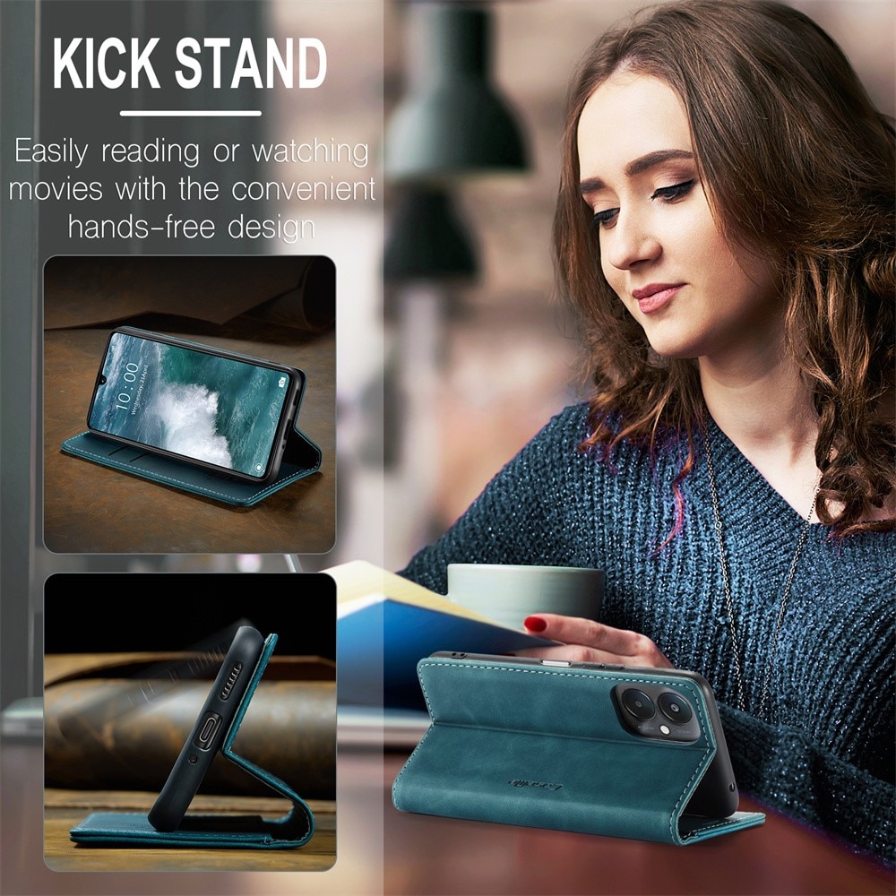 Funda delgada con solapa Xiaomi Redmi 13C Azul