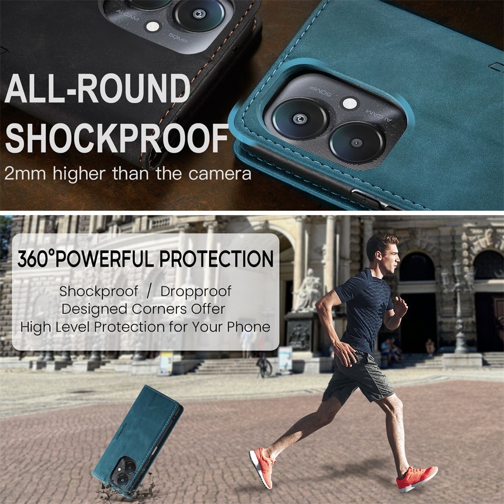 Funda delgada con solapa Xiaomi Redmi 13C Azul