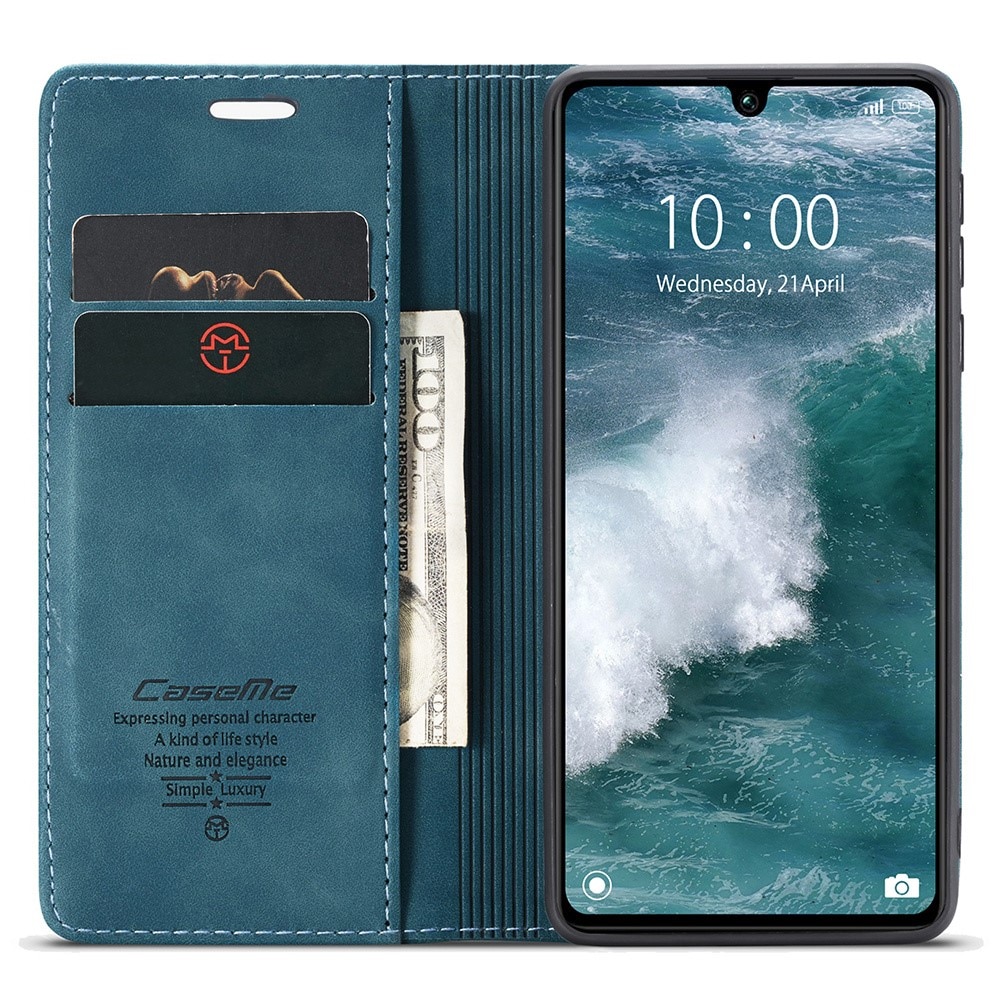 Funda delgada con solapa Xiaomi Redmi 13C Azul