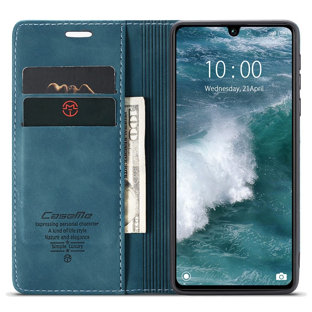 Funda delgada con solapa Xiaomi Redmi 13C azul