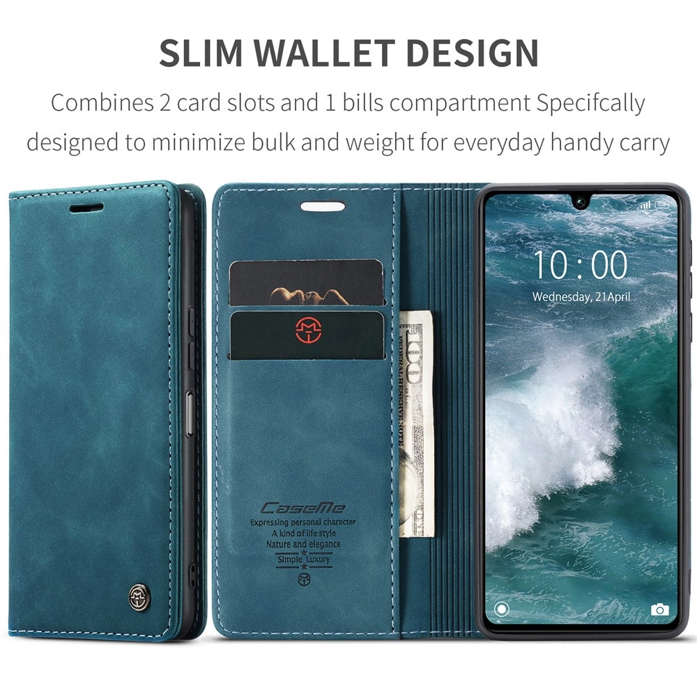 Funda delgada con solapa Xiaomi Redmi 13C Azul