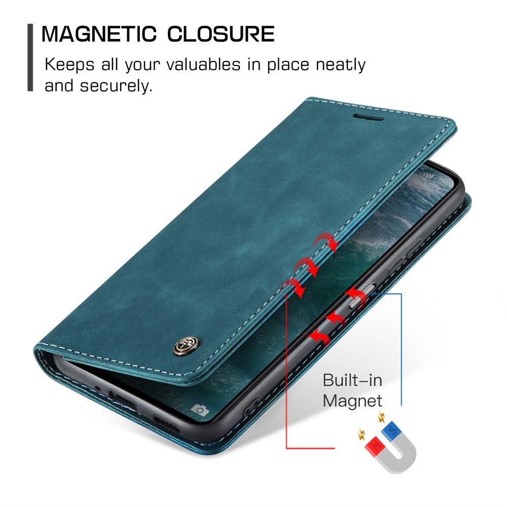 Funda delgada con solapa Xiaomi Redmi 13C azul