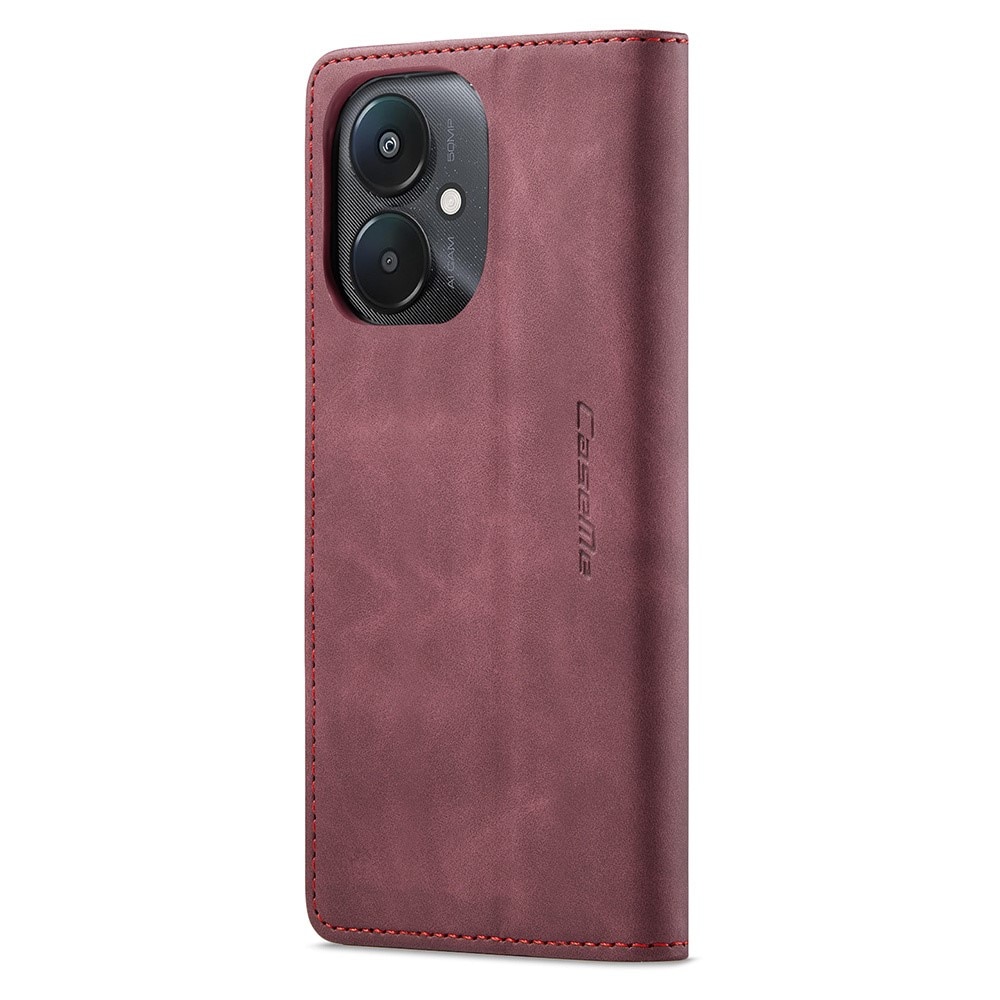 Funda delgada con solapa Xiaomi Redmi 13C Rojo
