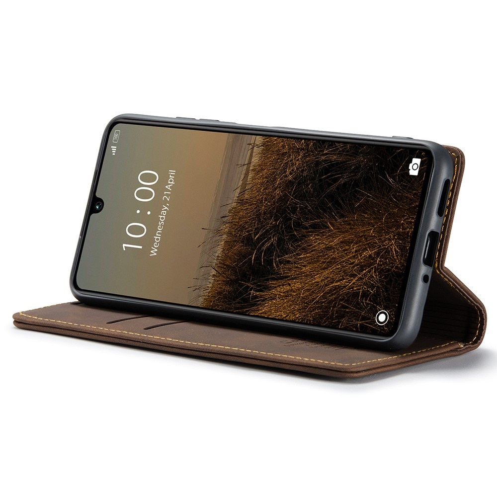 Funda delgada con solapa Xiaomi Redmi 13C Marrón