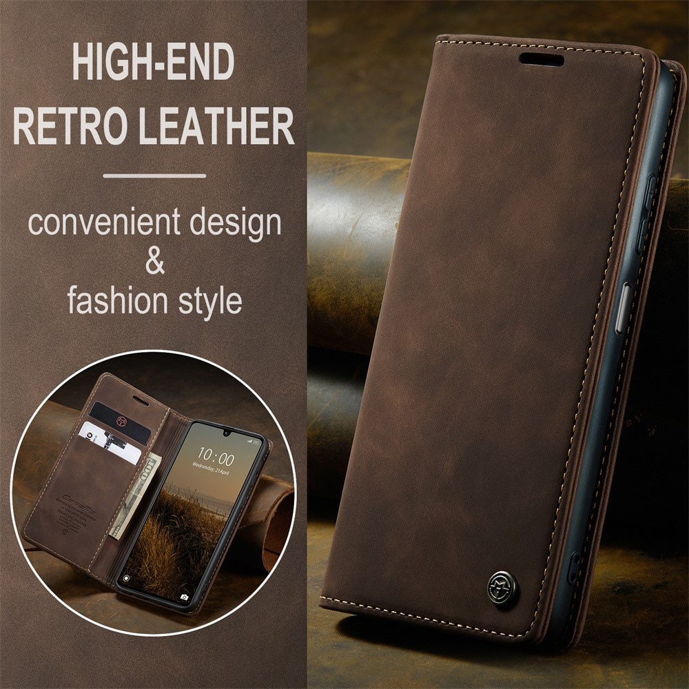 Funda delgada con solapa Xiaomi Redmi 13C Marrón