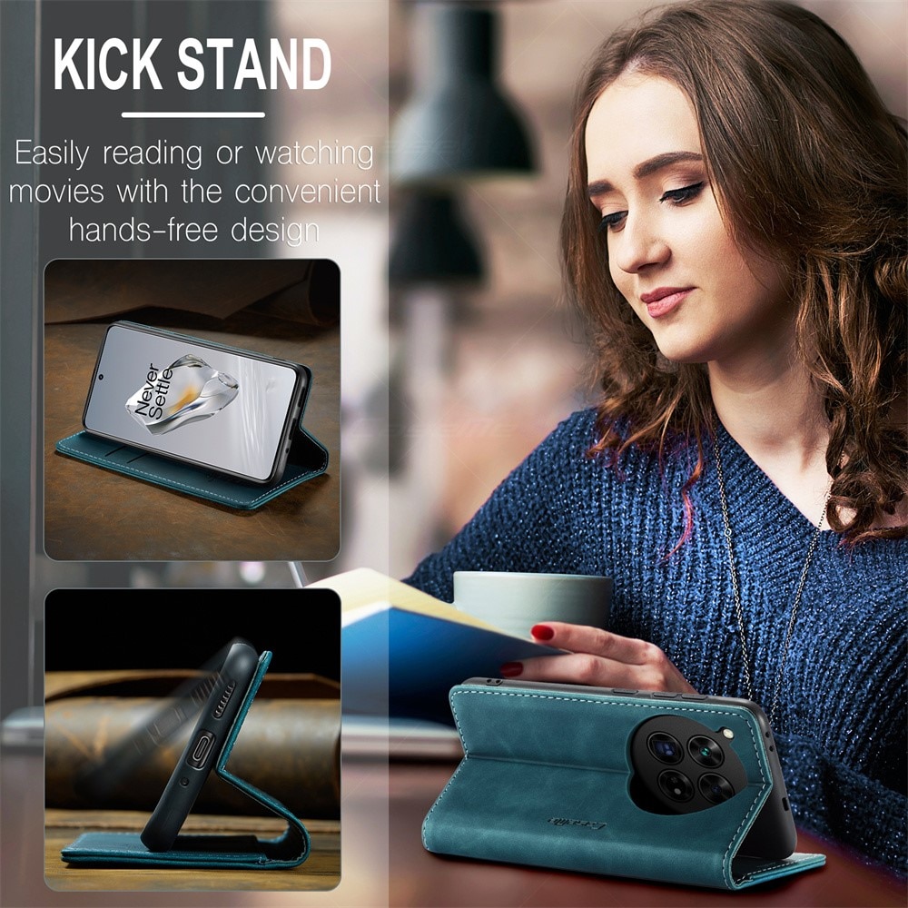 Funda delgada con solapa  OnePlus 12 Azul