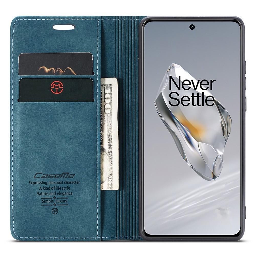 Funda delgada con solapa  OnePlus 12 Azul