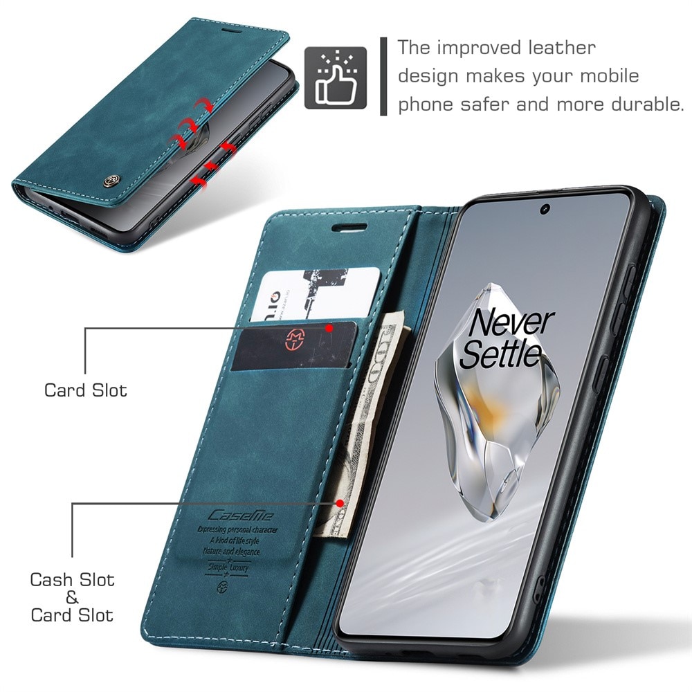 Funda delgada con solapa  OnePlus 12 Azul