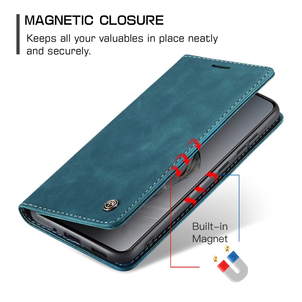 Funda delgada con solapa OnePlus 12 azul