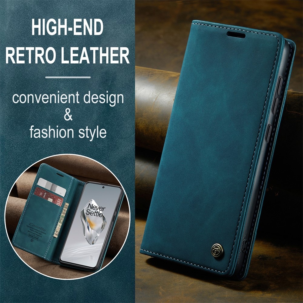 Funda delgada con solapa  OnePlus 12 Azul