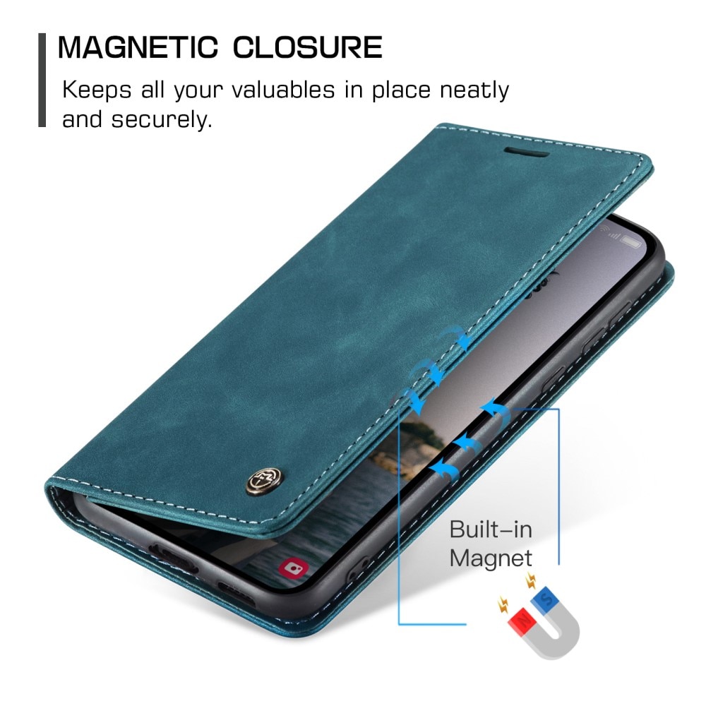Funda delgada con solapa Samsung Galaxy A55 Azul