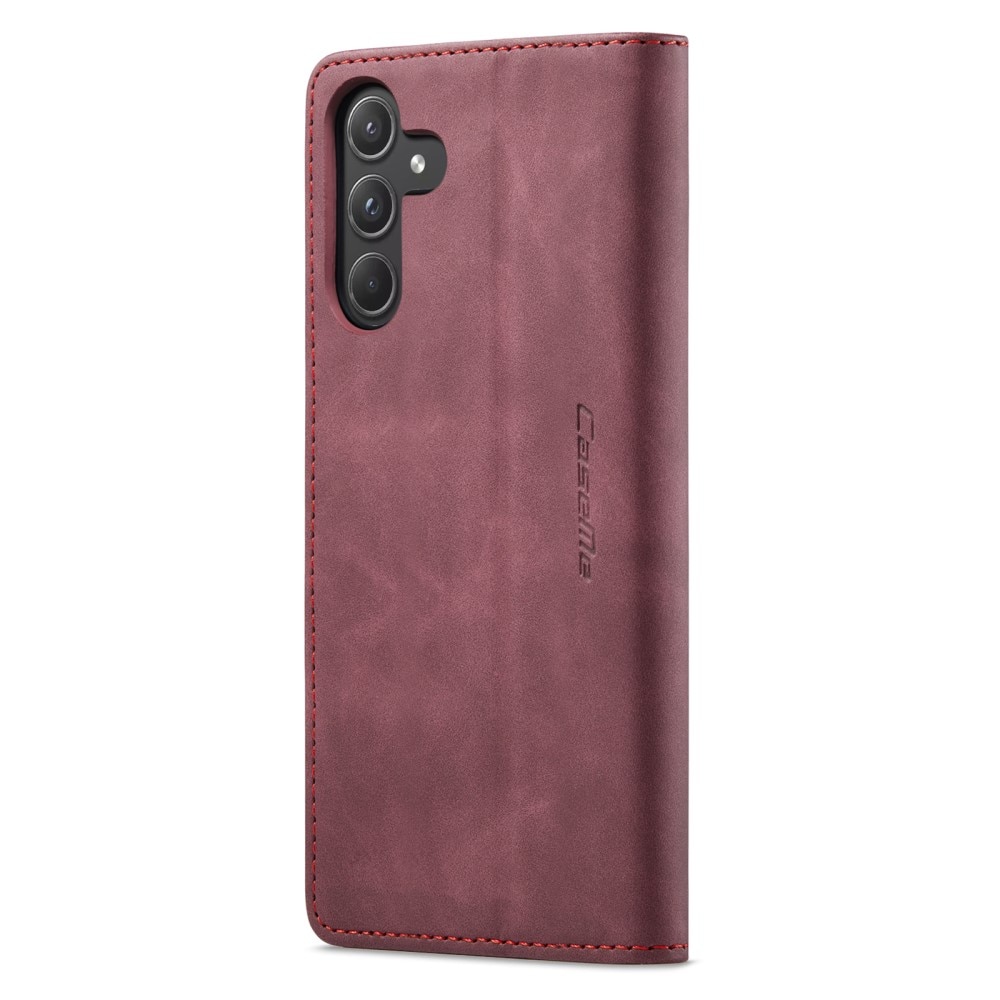 Funda delgada con solapa Samsung Galaxy A55 Rojo
