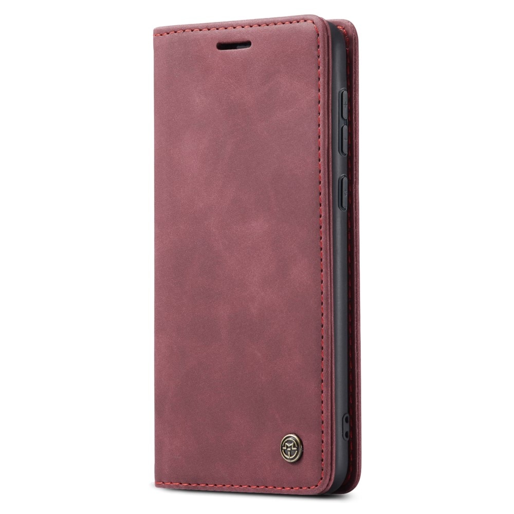 Funda delgada con solapa Samsung Galaxy A55 Rojo
