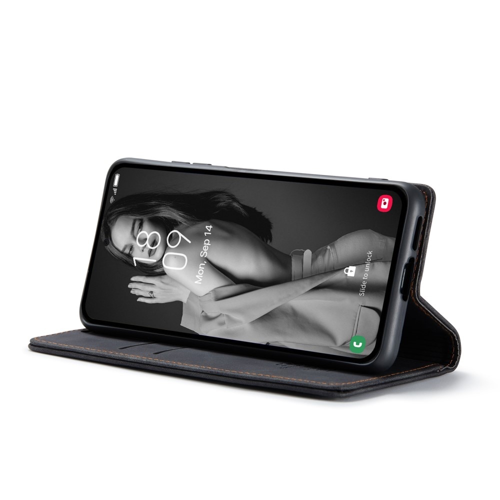 Funda delgada con solapa Samsung Galaxy A55 Negro