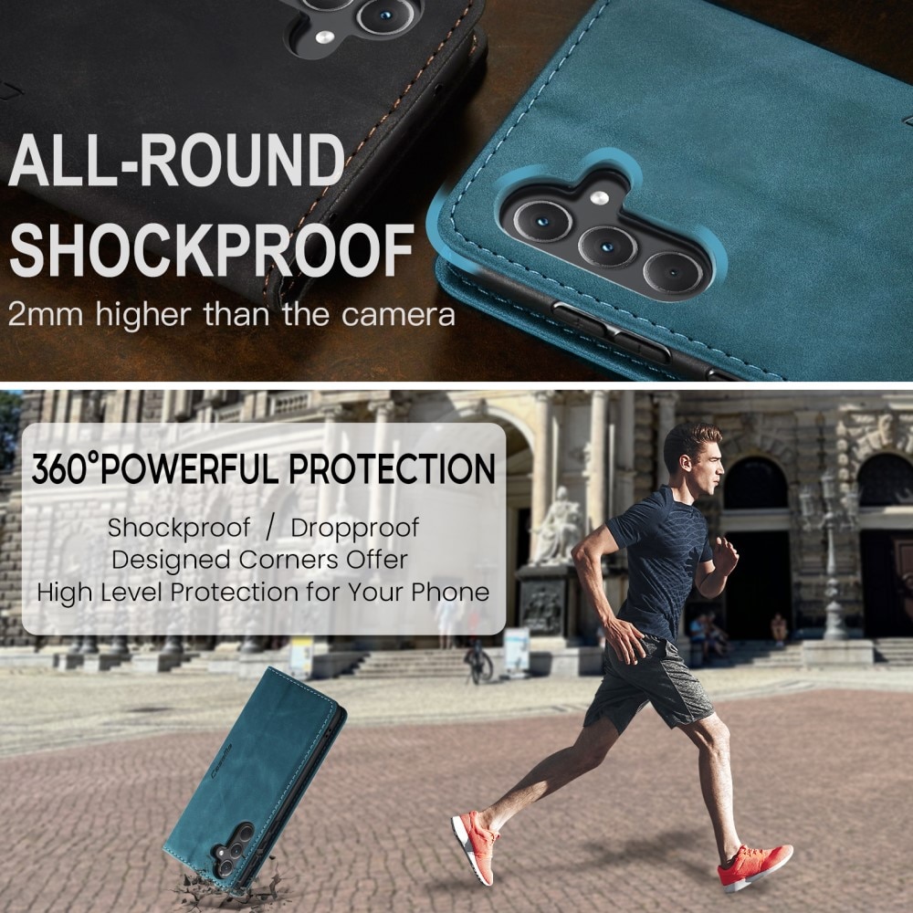 Funda delgada con solapa Samsung Galaxy A35 Azul
