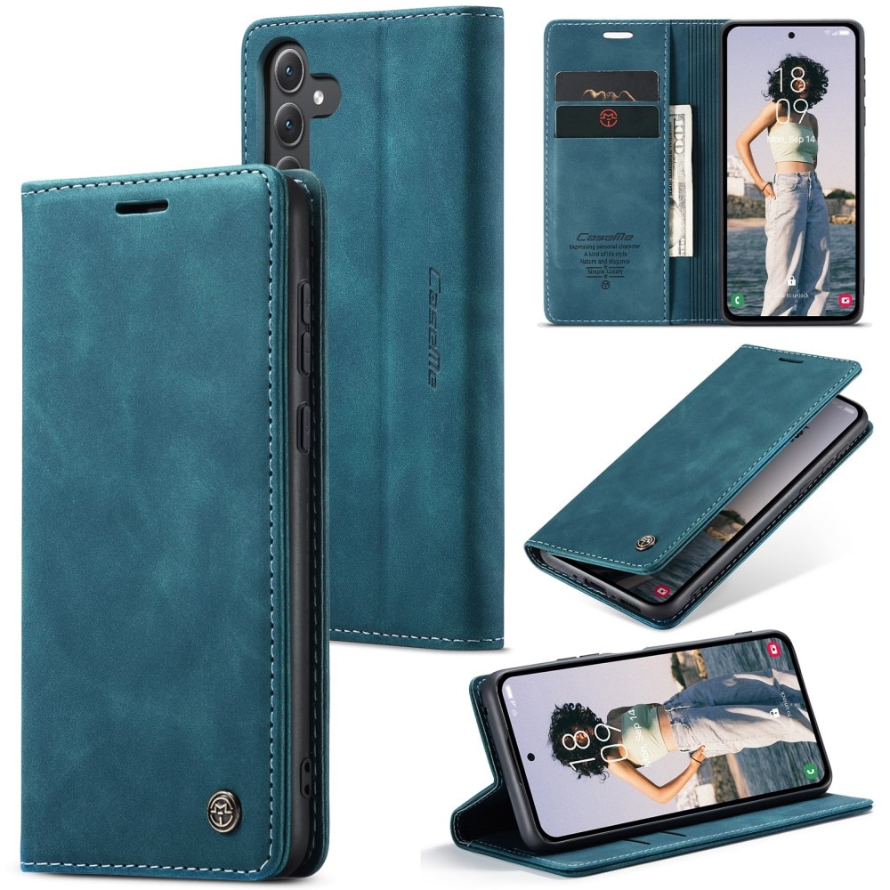 Funda delgada con solapa Samsung Galaxy A35 Azul