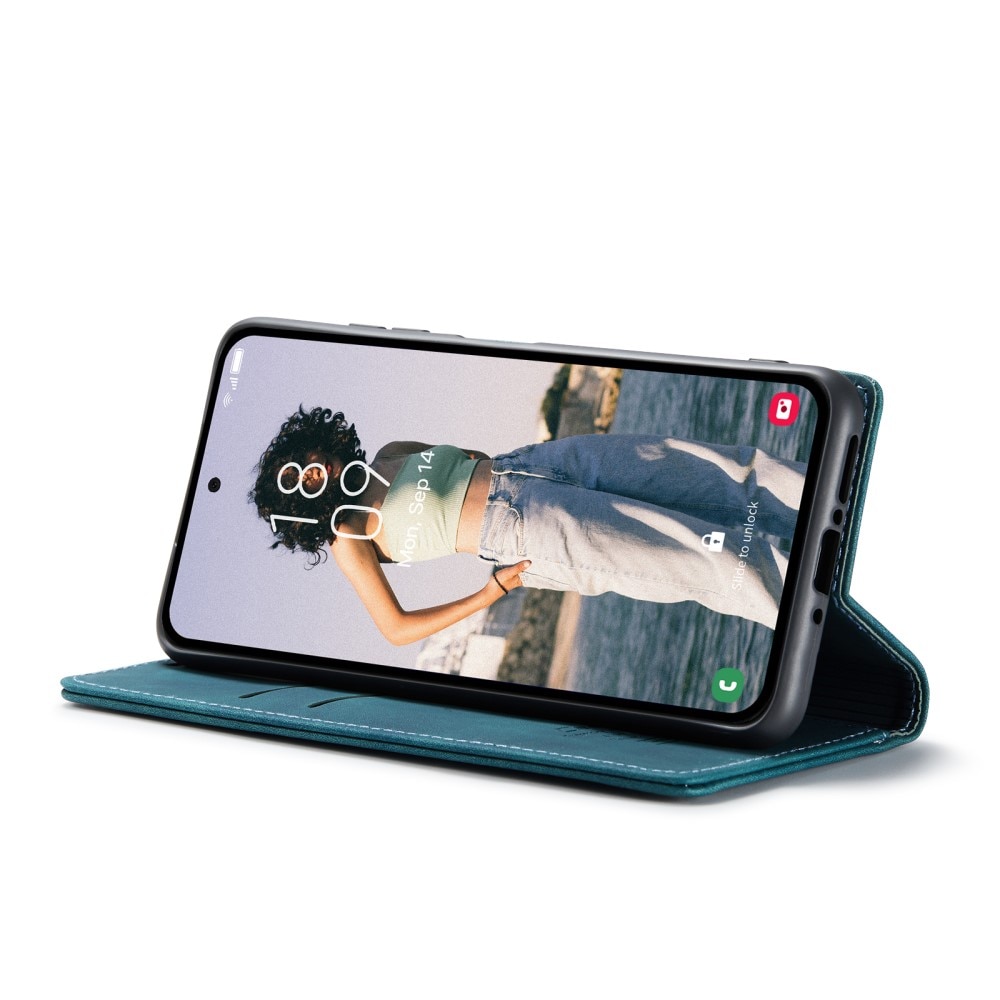 Funda delgada con solapa Samsung Galaxy A35 azul