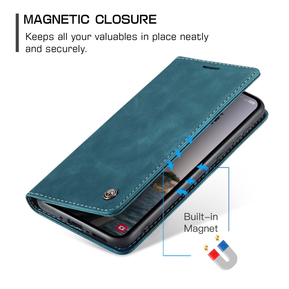 Funda delgada con solapa Samsung Galaxy A35 Azul