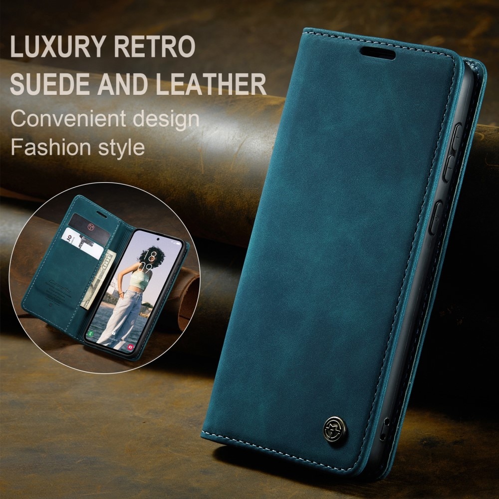 Funda delgada con solapa Samsung Galaxy A35 Azul