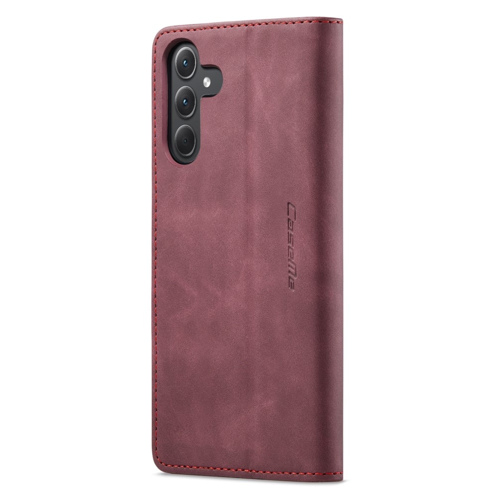 Funda delgada con solapa Samsung Galaxy A35 Rojo