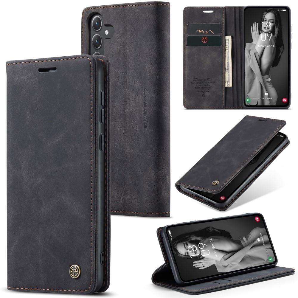 Funda delgada con solapa Samsung Galaxy A35 Negro