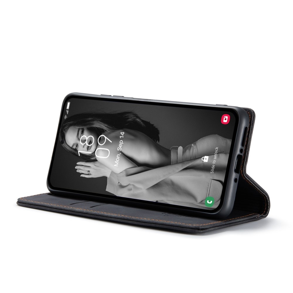 Funda delgada con solapa Samsung Galaxy A35 Negro