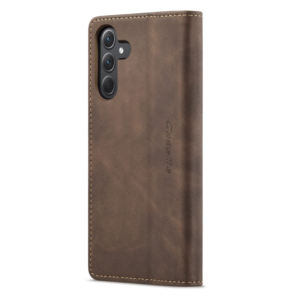 Funda delgada con solapa Samsung Galaxy A35 Marrón