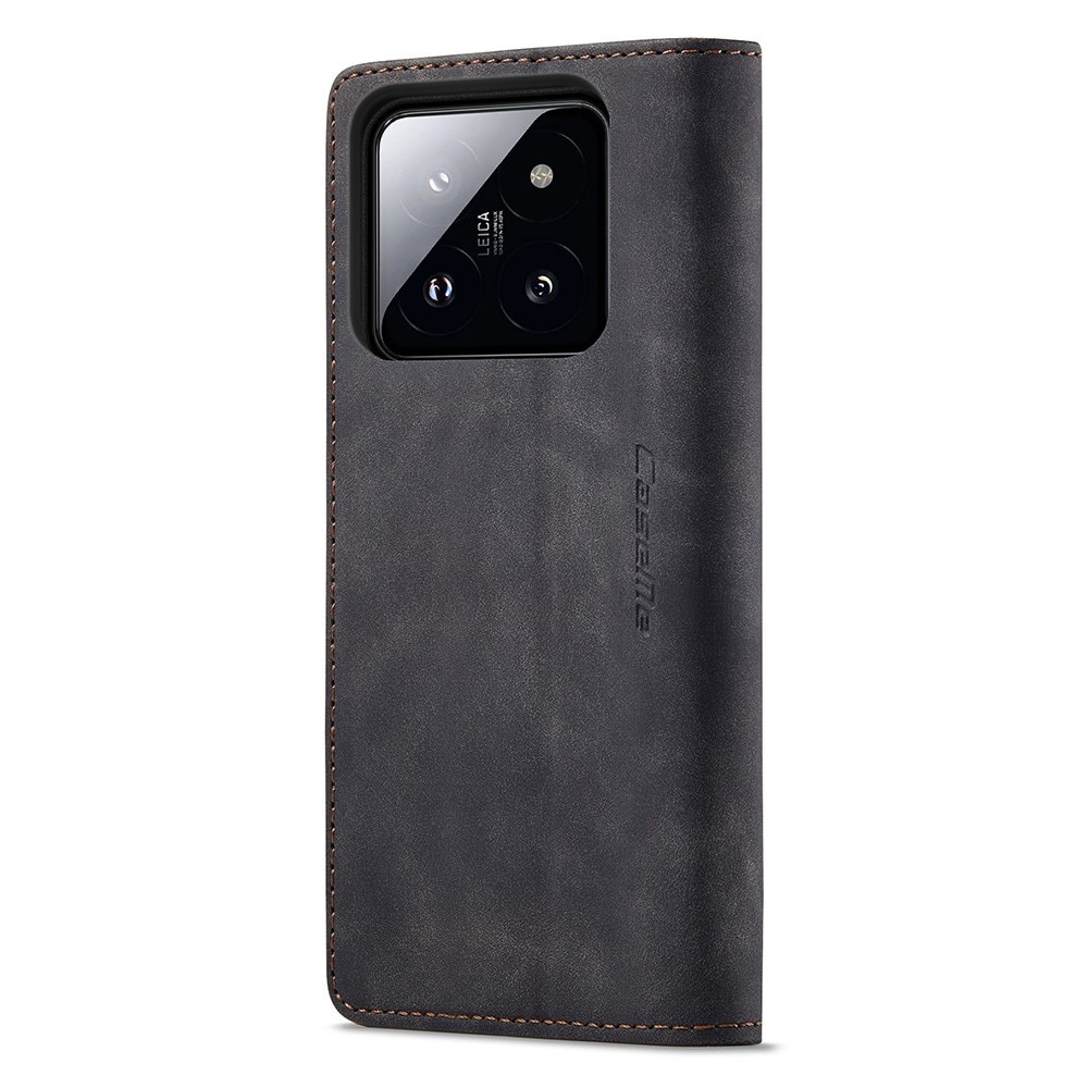 Funda delgada con solapa Xiaomi 14 negro