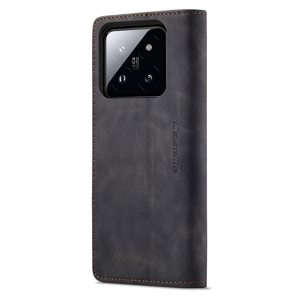 Funda delgada con solapa Xiaomi 14 Pro Negro